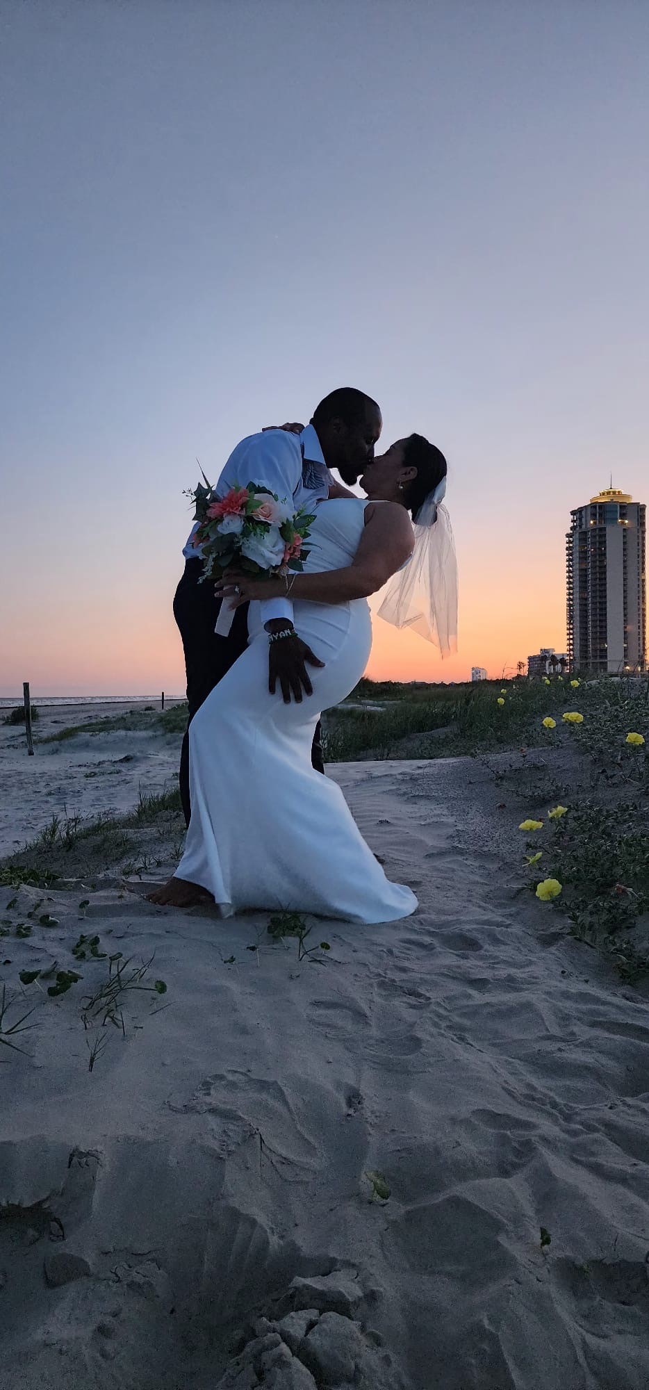 Barefoot Beach Romance - Galveston Island Beach
